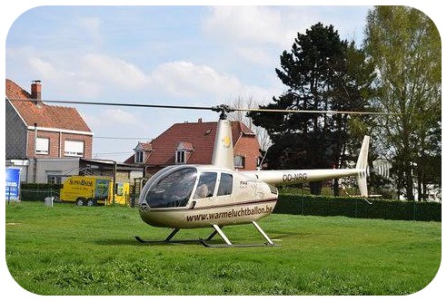 helikoptervlucht west-vlaanderen